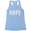 nope (2) Racerback Tank