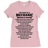 You Might Be A Mechanic If Ladies Fitted T-Shirt