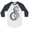 tribal cobra 3/4 Sleeve Shirt
