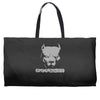 pitbull american pit bull spiked dog collar Weekender Totes
