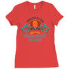 woman inherits the earth Ladies Fitted T-Shirt