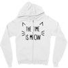 meow Zipper Hoodie