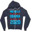 michelle obama 2020 Zipper Hoodie