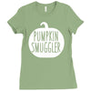 pumpkin smuggler funny Ladies Fitted T-Shirt
