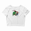 raphael meets mario Crop Top
