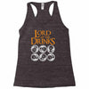 lord of drinks Racerback Tank