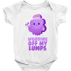 working off my lumps Baby Bodysuit
