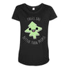 i like trees Maternity Scoop Neck T-shirt