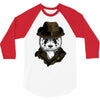panda rorschach 3/4 Sleeve Shirt
