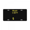 Muggle On Board Yellow License Plate