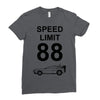 speed limit 88 Ladies Fitted T-Shirt