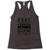 Born In October Racerback Tank