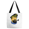captain haddock tintin cartoon comic Tote Bags