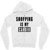 shopping is my cardio !! t shirt  shopping is my cardio graphic  t,,, Zipper Hoodie