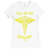 call me sir Ladies Fitted T-Shirt