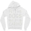 pet dog ladies slogan Zipper Hoodie
