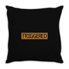 triggered Throw Pillow
