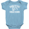 born to fish Baby Onesie
