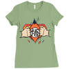 angry Ladies Fitted T-Shirt