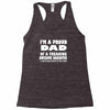 i'm a proud dad of a freaking awesome daughter Racerback Tank