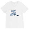 analog retirement V-Neck Tee