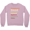 fall helvetica Crewneck Sweatshirt
