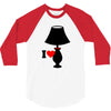i love lamp 3/4 Sleeve Shirt