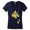 playing with monsters Women's V-Neck T-Shirt