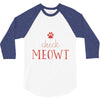 CHECK MEOWT CAT 3/4 Sleeve Shirt