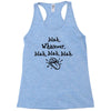 blah whatever Racerback Tank