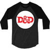 black red 3/4 Sleeve Shirt