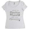 made in 1987 and still awesome Women's Triblend Scoop T-shirt
