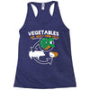 vegetables are what food eats Racerback Tank