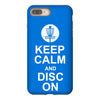 keep calm and disc golf on target frisbee basket iPhone 8 Plus