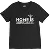 home is where the wifi V-Neck Tee