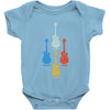 fire, water, earth, &amp; air Baby Bodysuit