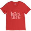 i'm a hooker on the weekends V-Neck Tee