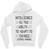 adapt or die encoded Zipper Hoodie