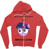 twilight has special eyes Zipper Hoodie