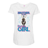 brother of the birthday girl Maternity Scoop Neck T-shirt