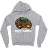angry pumkin Zipper Hoodie