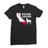 californian boxer lover Ladies Fitted T-Shirt
