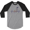 my heart beats for parrots 3/4 Sleeve Shirt