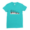 Piano Ladies Fitted T-Shirt