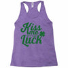 kiss me for luck Racerback Tank