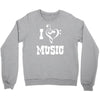 i love music Crewneck Sweatshirt