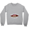June Peeking Out Baby Girl Crewneck Sweatshirt