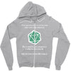 natural 1   orc Zipper Hoodie