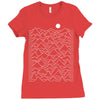 mountains Ladies Fitted T-Shirt
