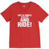 Eat Sleep Ride V-Neck Tee